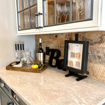 Dry bar/serving