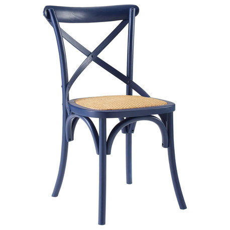 Gear Dining Side Chair, Midnight Blue