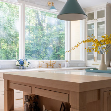 Mediterranean Kitchen Remodel with Quartzite Island and Warm Accents