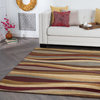 Norfolk Contemporary Abstract Multi-Color Rectangle Area Rug, 5' x 7'