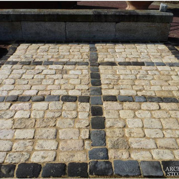 Stone Pavers – Antique, Reclaimed Limestone ‘Cobble Stone’ pavers