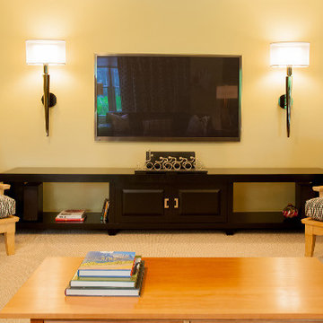Handsome Masculine Den Remodel