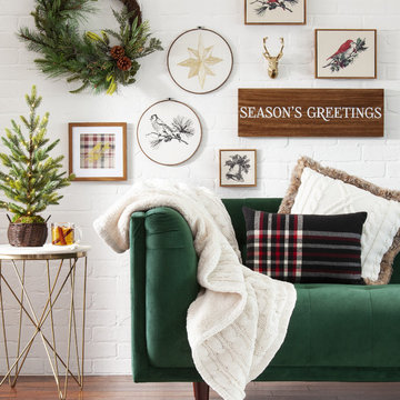 Holiday Living Room Wall Decor & Furniture Collection