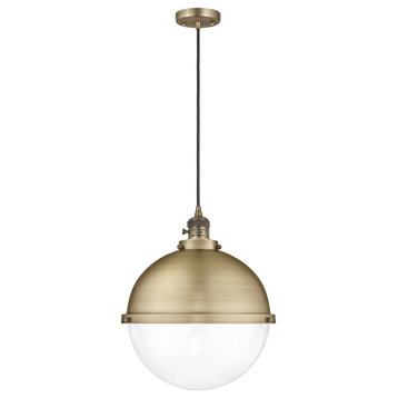 INNOVATIONS 201CSW-BB-HFS-122-BB-LED 1-Light Pendant Brushed Brass