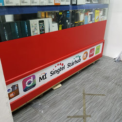 Design works and installation at MOBILE/ GAMING retail outlet - Home Accessories & Decor