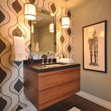 Vanity shapes and wood