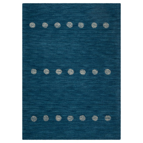 Safavieh Himalaya Collection HIM590 Rug, Blue, 4'x6'