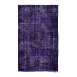 Over-dyed Turkish Vintage Rug - Area Rugs
