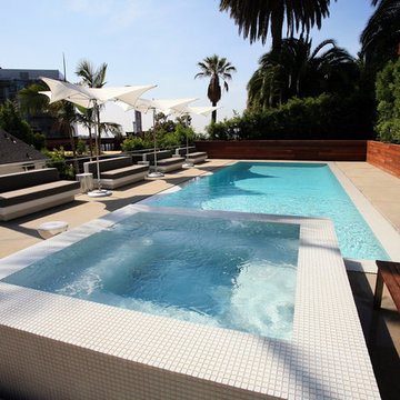 Hollywood Hills Modern Entertainers Pool