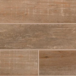 Capella Stable 6x40" Wood Look Italian Made Porcelain Tile - Wall And Floor Tile