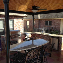 outdoor kitchen