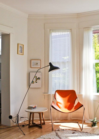 Transitional Living Room by Caela McKeever