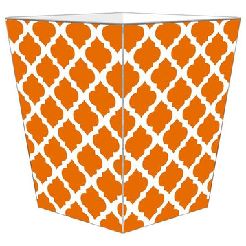 WB2864, Orange Chelsea Grande Wastepaper Basket