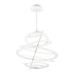 Corbett Lighting - Corbett Lighting Spellbound Modern White Pendant - Pendant Lighting