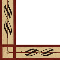 Oshkosh Designs Versailles Inlay Border and Corner - Hardwood Flooring