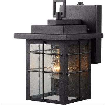 Hardware House Small Square Lantern with Textured Black Finish