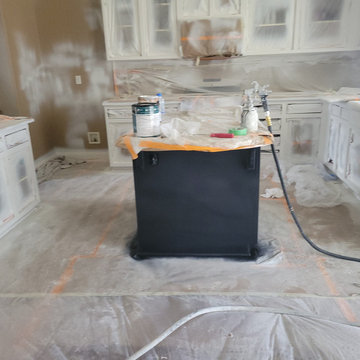 During the Painting Process
