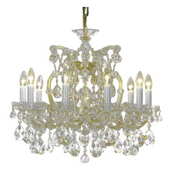Inviting Home - Maria Theresa Crystal Chandelier - Chandeliers