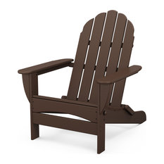 Polywood Classic Oversized Curveback Adirondack, Mahogany