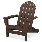 Polywood - Polywood Classic Oversized Curveback Adirondack, Mahogany - We all need our space every now and then. Find yours in the roomy POLYWOOD Classic Oversized Curveback Adirondack. While this chair has the classic good looks you expect from an Adirondack, its generous seat, curved back and wider slats make it extra big on comfort. Made in the USA and backed by a 20-year warranty, this durable chair is constructed of solid POLYWOOD lumber that's available in a variety of attractive, fade-resistant colors. It won't splinter, crack, chip, peel or rot and it never needs to be painted, stained or waterproofed. It's also designed to withstand nature's elements as well as to resist stains, corrosive substances, salt spray and other environmental stresses.