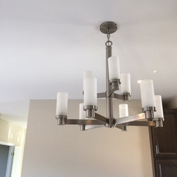 New Kitchen Construction - Chandeliers