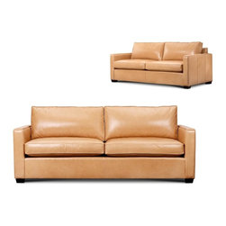 Leather Loveseats & Smaller Leather Sofas - Products