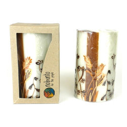 Nobunto - Hand Painted Candle, Single Box, Kiwanja Design - Candles