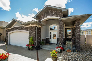 Transitional exterior home idea in Other