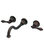 Elegant Spout Wall Mount Vessel/Lavatory Faucet, Lever handles