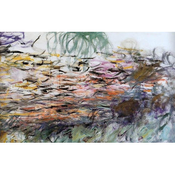 Claude Oscar Monet Water-Lilies , 18"x27" Wall Decal