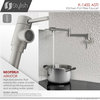 STYLISH Stainless Steel Wall Mount  Pot Filler Folding Stretchable