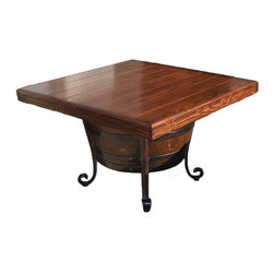 wine barrel dining room table - Products