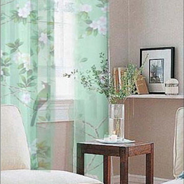 hand painted wallpaper/ Embroidered wallpaper and other hand painted prodcuts