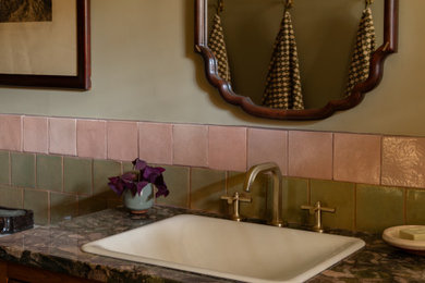 Inspiration for an eclectic bathroom remodel in Minneapolis