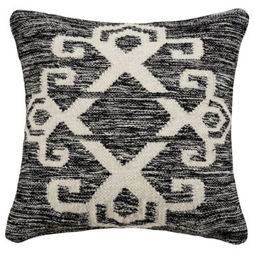 Elk Lighting Sangwa 20X20 Pillow Cover, Distressed Black & White