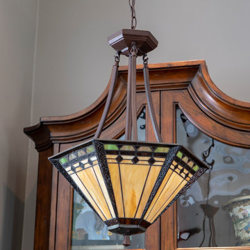 Lewis Tiffany Glass 3 Light Pendant
