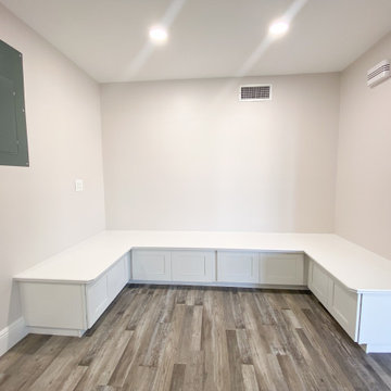 Built in Seating: Modern Coastal Condo Transformation