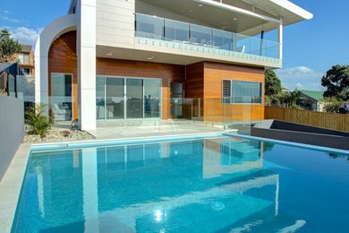 Photo of a modern pool in Central Coast.