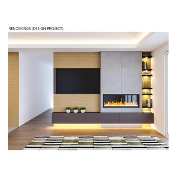 UNIQUE BLACK AND GREEN MODERN KITCHEN