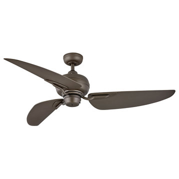 Hinkley Bimini 60" Indoor/Outdoor Ceiling Fan, Metallic Matte Bronze