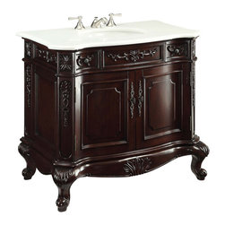 Adelina 36 inch Antique Bathroom Vanities - Bathroom Vanities And Sink Consoles
