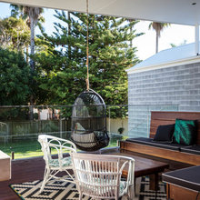 black blanket porch