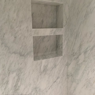 Hudson White ThinSlabz Shower