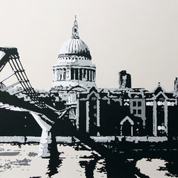 St Paul's & Millennium Bridge - Paintings