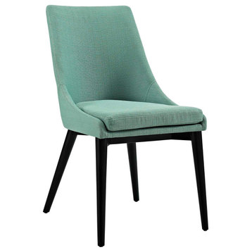 Viscount Upholstered Fabric Dining Side Chair, Laguna