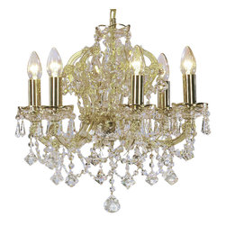 Inviting Home - Maria Theresa Crystal Chandelier - Chandeliers