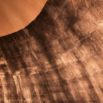 Antiqued copper leaf dome @ 50 Bowery Hotel NY