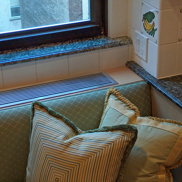 Faux stone window sill