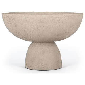 Florian Pedestal Bowl, Small Mud