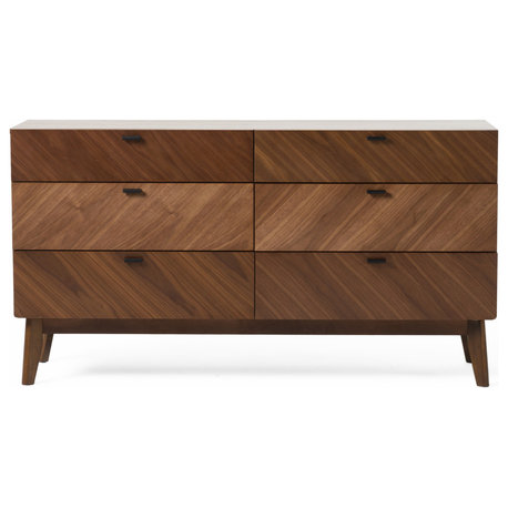 Nova Domus Kamela- Modern Walnut Dresser
